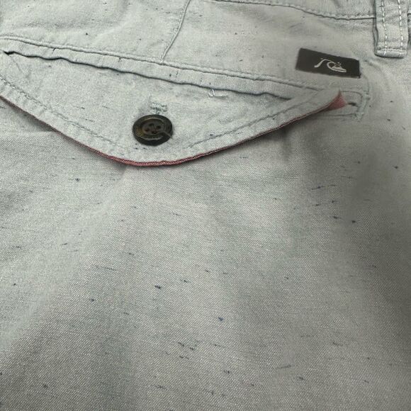 Quiksilver Men's Light Blue Shorts Size 36 - Picture 3 of 7